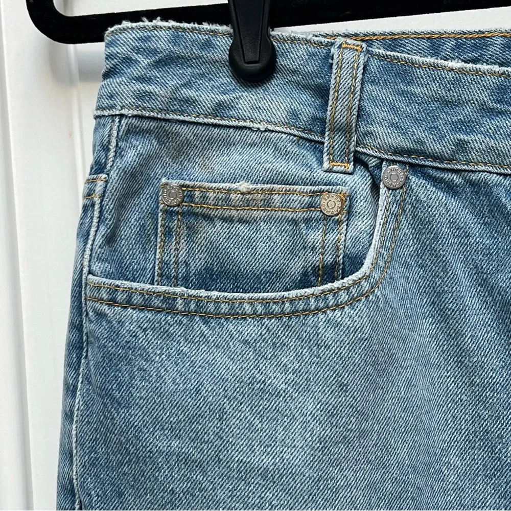 NWT Sandro Bibi Blue Straight-Leg Jeans w/ slight color transfer